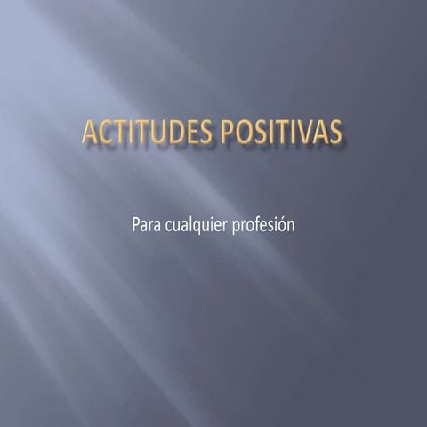 Actitudes de unprofesional