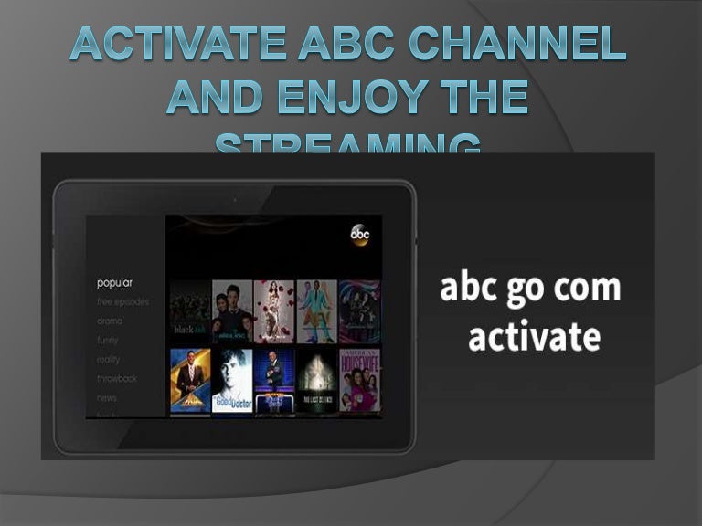 Activate abc Channel On Roku