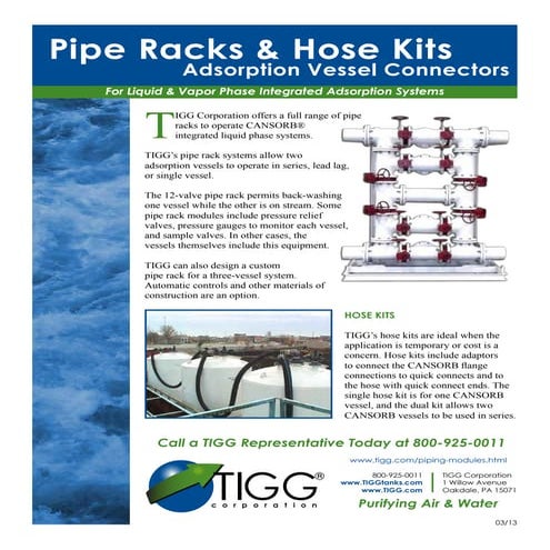 Activated Carbon Adsorber Pipe Rack Systems | PDF