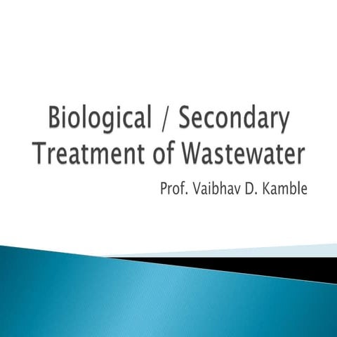 Biological Treatment of Wastewater by Activated Sludge Process 