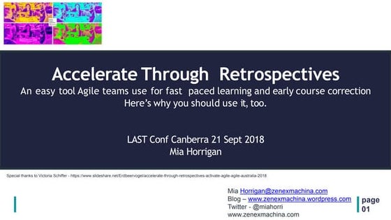 LAST Conf 2018 - Accelerate Through Retrospectives