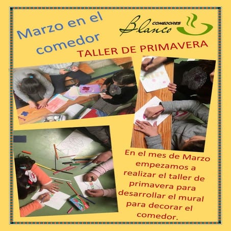 Activdades comedor pereda  marzo