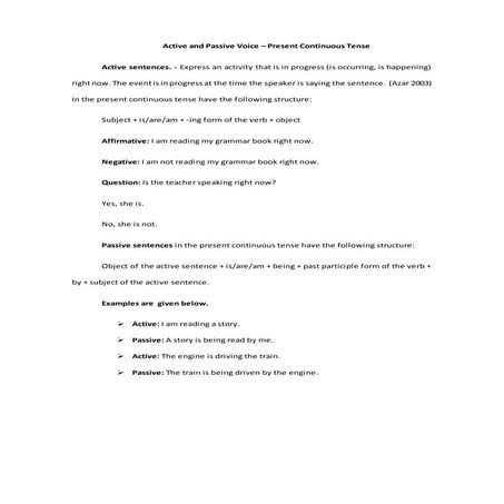 Active and-passive-voice-present-continuous