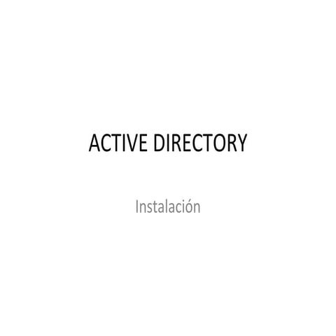 Active Directory