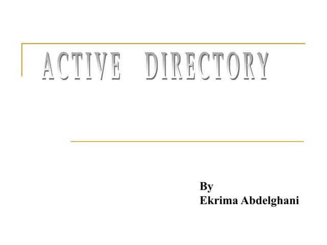 ACTIVE-DIRECTORY.ppt