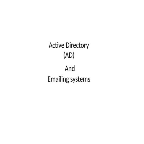 Active-Directory-Domain-Service [this ppt explains activedirectory] | PPTX
