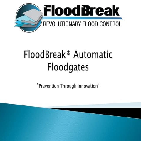 Active vs Passive Mitigation - FloodBreak® | PPTX