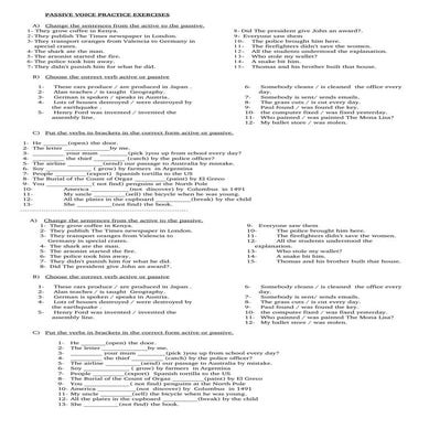 Active to-the-passive-voice