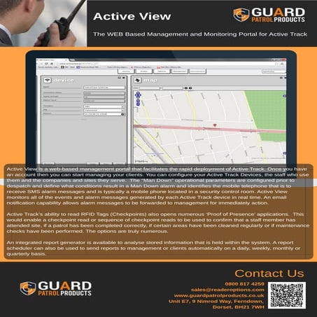 Active track - Real Time Guard Patrol Systems | PDF