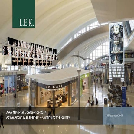 Maximising Value from Airport Investments – Adopting a Truly Active Approach