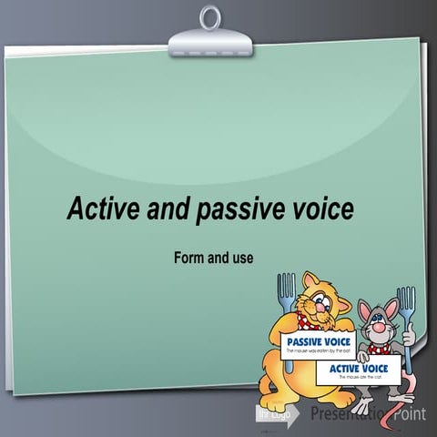 Active and passive voice | PPT