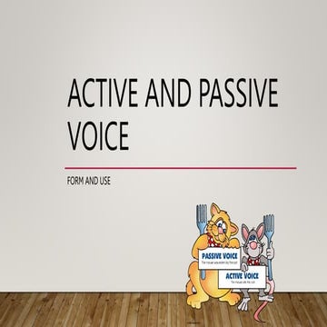 Active and passive voice  for 1BAC SF1.pptx