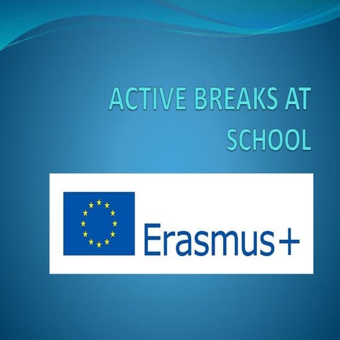 Active breaks at school | PPSX