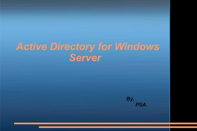 Active diirecotry