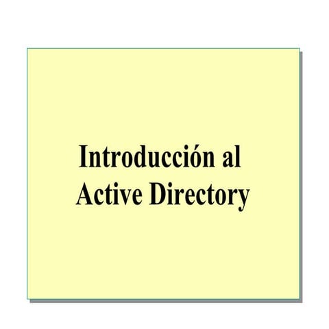 Active directory