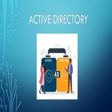 Active Directory en redes de Datos y Redes de Informacion | PPTX