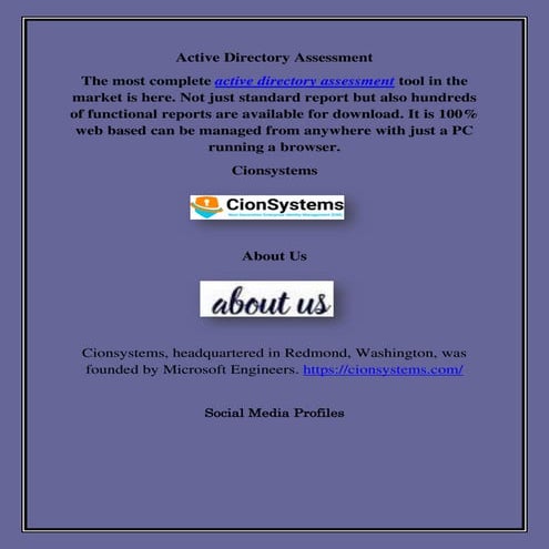 Active Directory Auditing, cionsystems.pptx