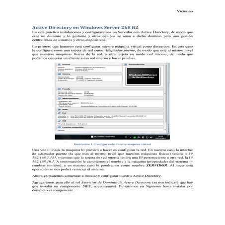 Active directory en windows server 2k8 r2
