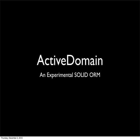 Active domain
