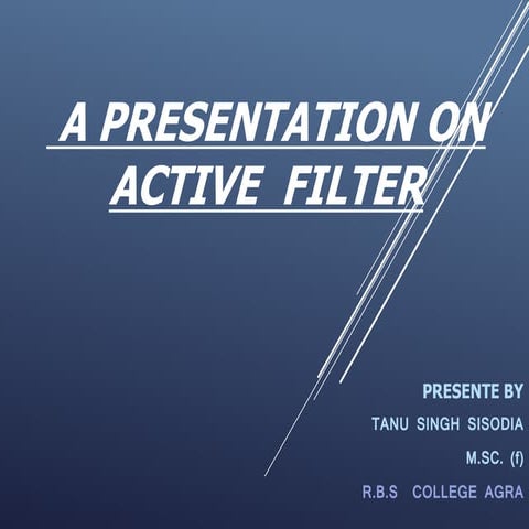 Active Filters