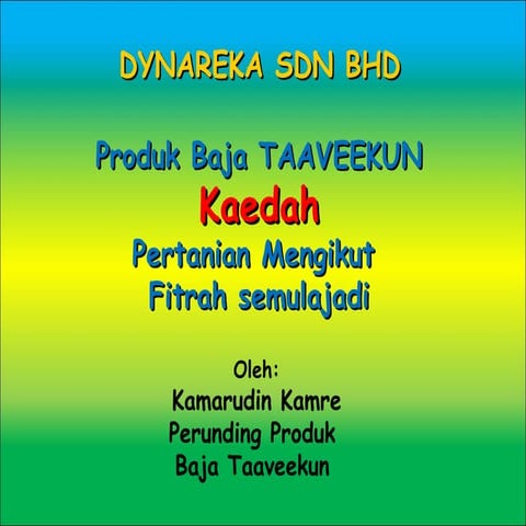 Active ingredient Taaveekun BM