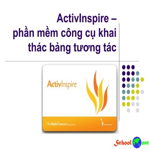 ActivInspire - phần mềm hỗ trợ khai thác bảng tương tác