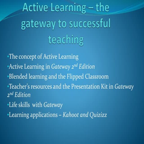 Active learning
