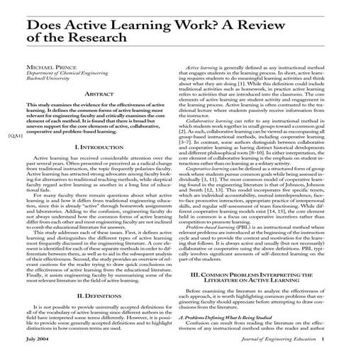 Active learning prince al | PDF