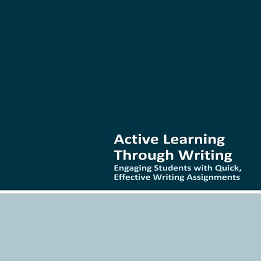 Active learning through writing