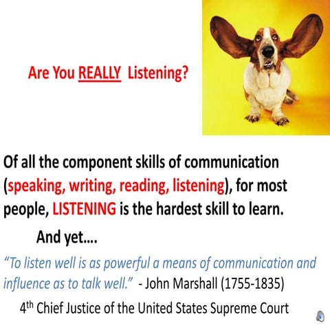 Active listening