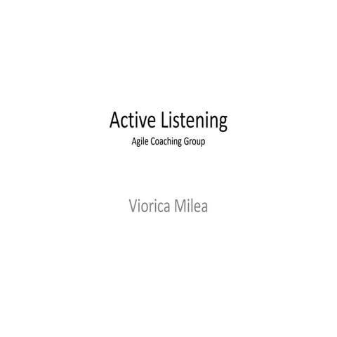Active listening