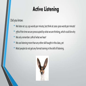Active Listening