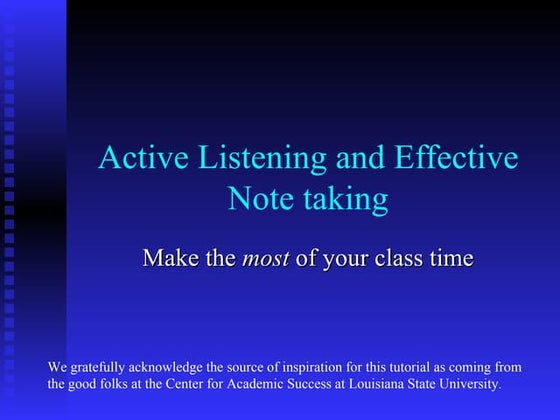 Best Note Taking Strategies to use for Students | PPT