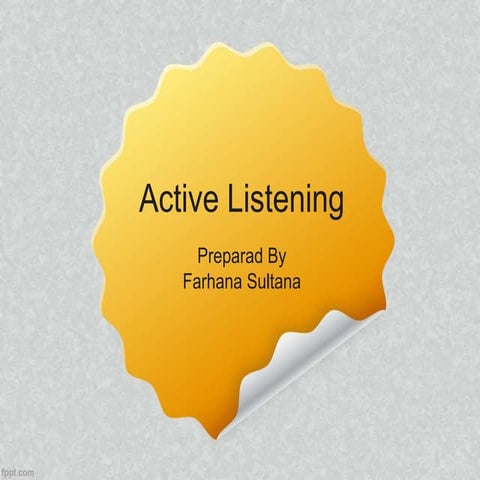 Focusing Power Point. | PPTX