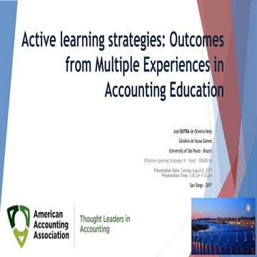 Active Methodology in Accounting