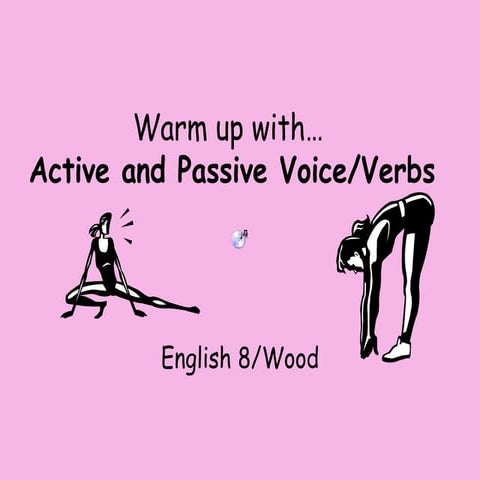 Active & Passive Voice