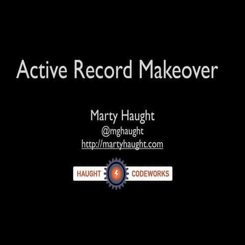 Active record makeover