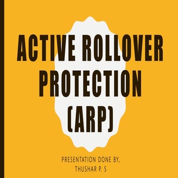 Active rollover Protection (ARP)