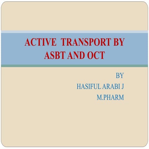 ACTIVE  TRANSPORT