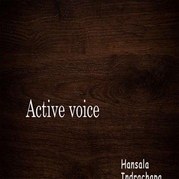 Active voice