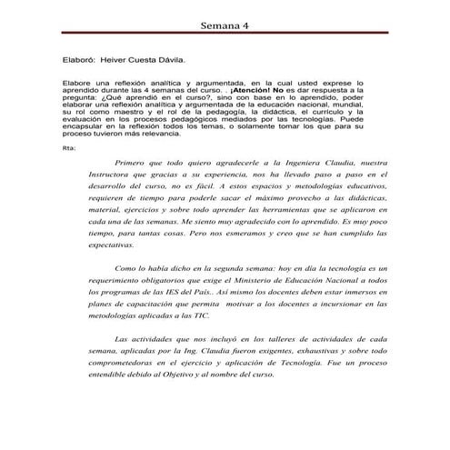 TICS en la Formación