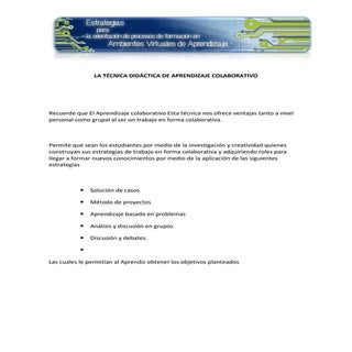 Actividad 1 LA TÉCNICA DIDÁCTICA DE...