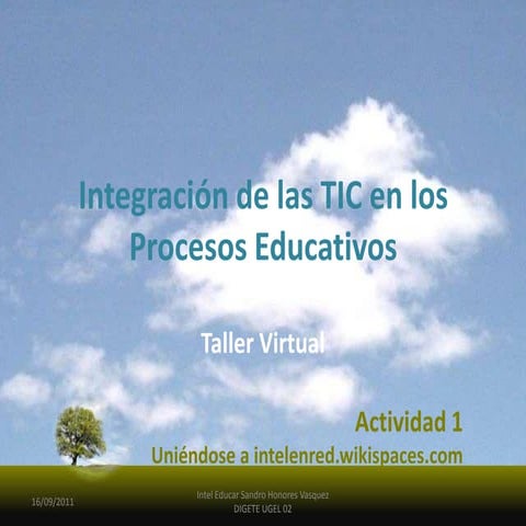 Actividad 1: Uniendo a Wiki Intel en Red