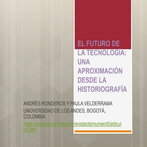 Teorías de la tecnología | PPTX