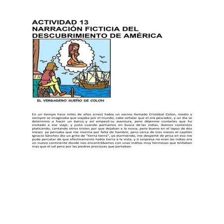 Actividad 13 narracion ficticia