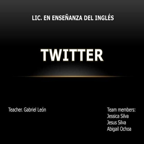 Twitter in education