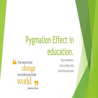 Pigmalion efect