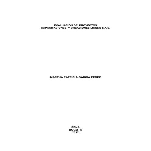 evaluación de proyectos