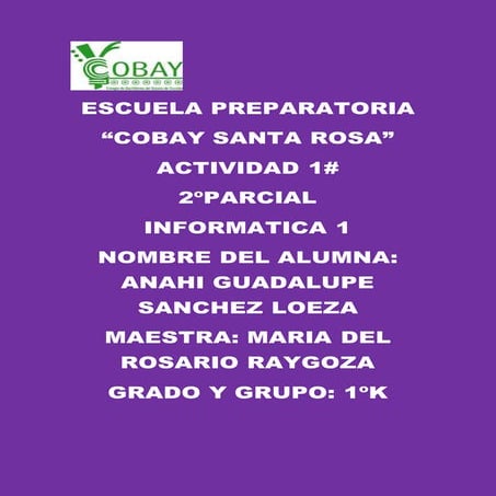 Actividad 1 segundo semestre