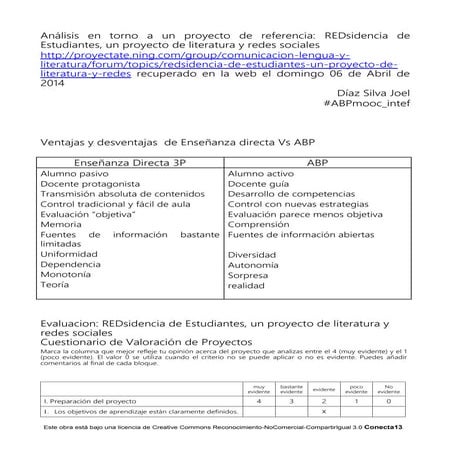 Guía para el análisis y evaluación de mi proyecto de aula | DOCX